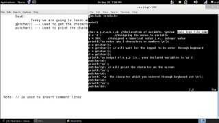 getchar() and putchar() in C programing