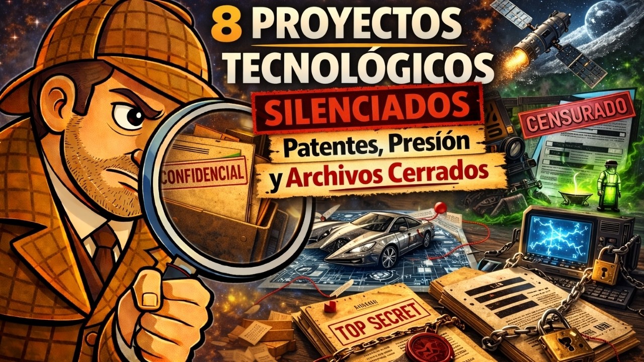8 Proyectos Tecnológicos Silenciados: Patentes, Presión y Archivos Cerrados