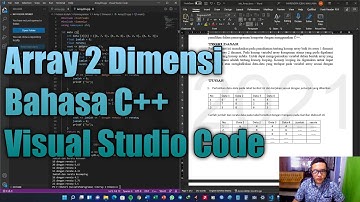 Array 2 Dimensi Matkul Pemrograman 1