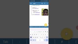 Belajar python WHILE LOOP menggunakann PYDROID 3