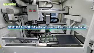 ✅ GAM336AT Automatic PCB Depaneling Machine + PCB Unloader for Consumer Electronics Manufacturing
