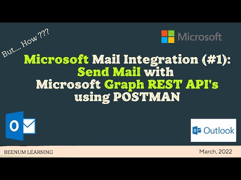 Microsoft Mail Integration (Part 1): Send Mail with Microsoft Graph REST API's,Outlook using POSTMAN
