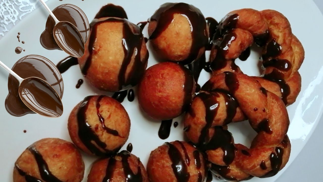 How to make easy Cheese ball Donut with Chocolate recipe Recipe alame