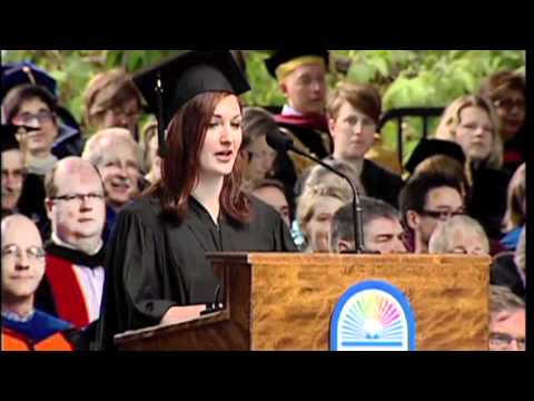 Leah Steuer '11 - Pomona College Commencement 2011