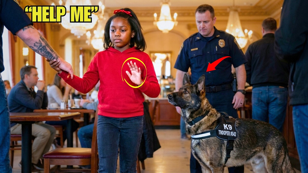 Дочь темнокожей официантки подала сигнал о помощи полицейской собаке. То, что сделала эта собака,...