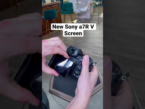 New Sony a7R V Screen