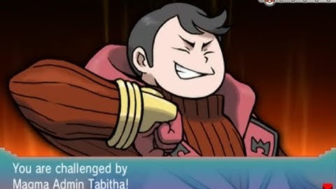 Pokémon Omega Ruby - Tabitha Battle (Weather Institute)