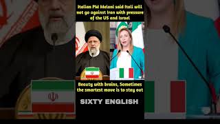 Italian Pm Meloni Said Itali Will Not Go Against Iran With Pressure Of The Us And Israel