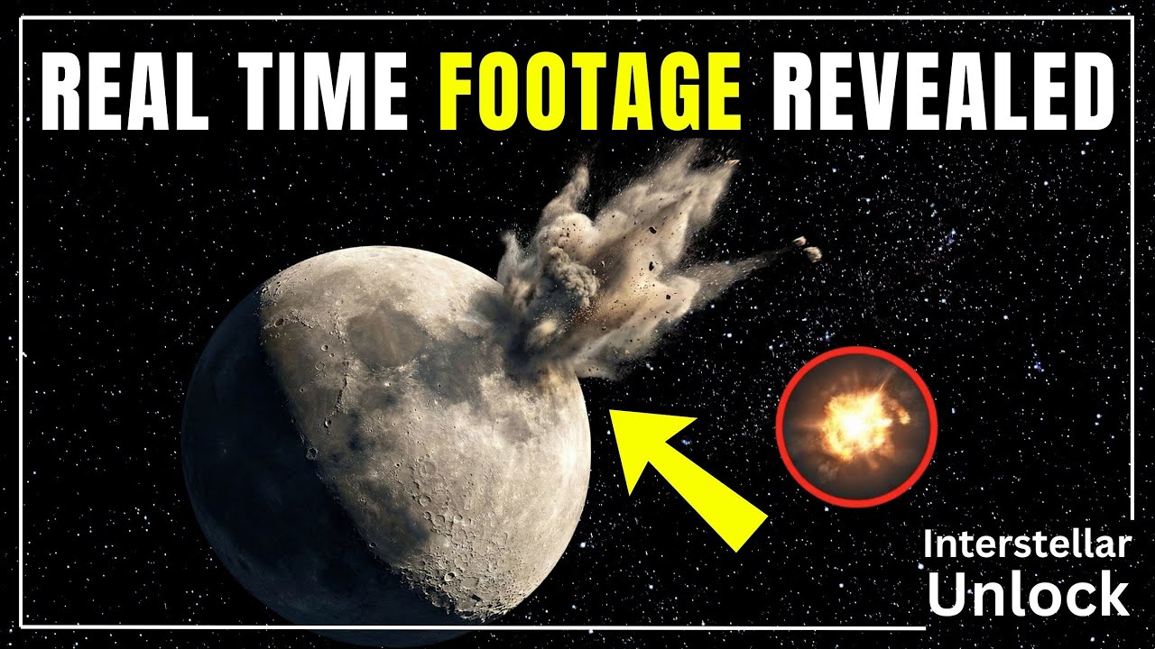 Нечто ОГРОМНОЕ столкнулось с Луной за день до 2026 года — видео в реальном времени.