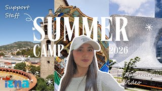 IENA Summer Camp 2026 Application Video | Support Staff