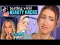 testing more INSANELY POPULAR BEAUTY HACKS **finally found some GEMS