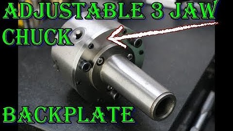 Super Nice Adjustable runout Chuck backplate