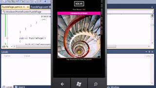 Puzzle Board in Visual Studio(Task 5-Verification)