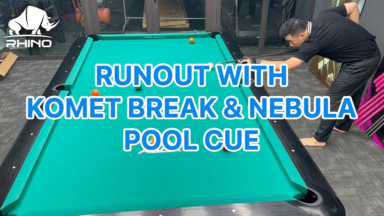 Break & Runout with Rhino Billiards Cues - YouTube