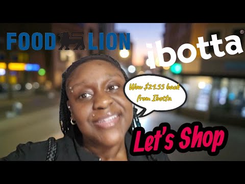 Food Lion Ibotta Haul 21.55 Cash Back Couponing Errands Vlog