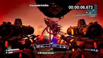 Borderlands 2 - Terramorphous 14.915 sec Solo Kill - Salvador [Post-Bee-Nerf]