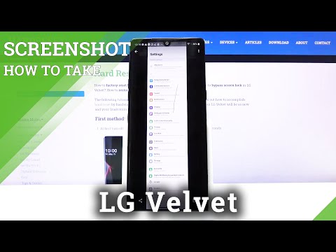 How to Capture Screenshot in LG Velvet – Capture Display