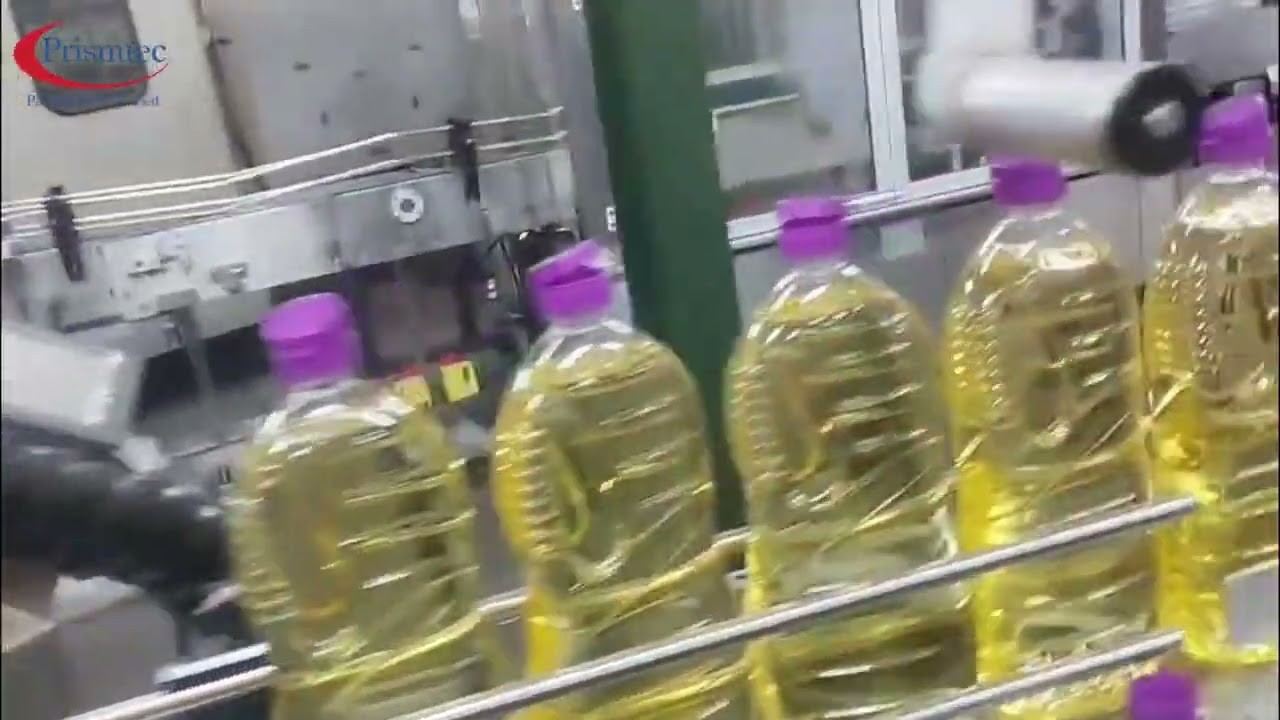Edible Oil 1 Liter Pet Bottle Automatic Packing Line - On Site