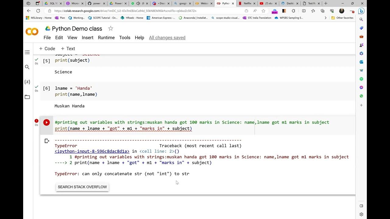 Python Demo Session 👩‍💻-Understanding Variables, Type Conversion and ...