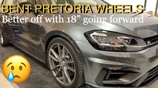 My Pretoria Wheel Is Bent Mk7.5 F R Better Off With 18 Inch Wheels ? Vlog