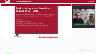 Redundancy & Restructuring Webinar