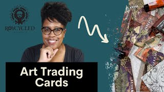 Artist Trading Cards - Batching backgrounds and making ATC's for an upcoming retreat.
