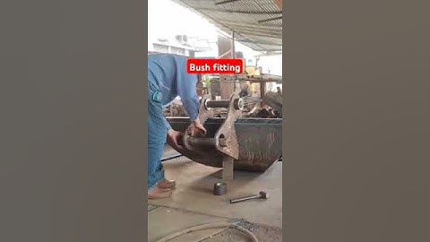 Excavator v-shaped bucket making for ex120(10)..#shorts #howto #amazing #skills #tutorial #learning