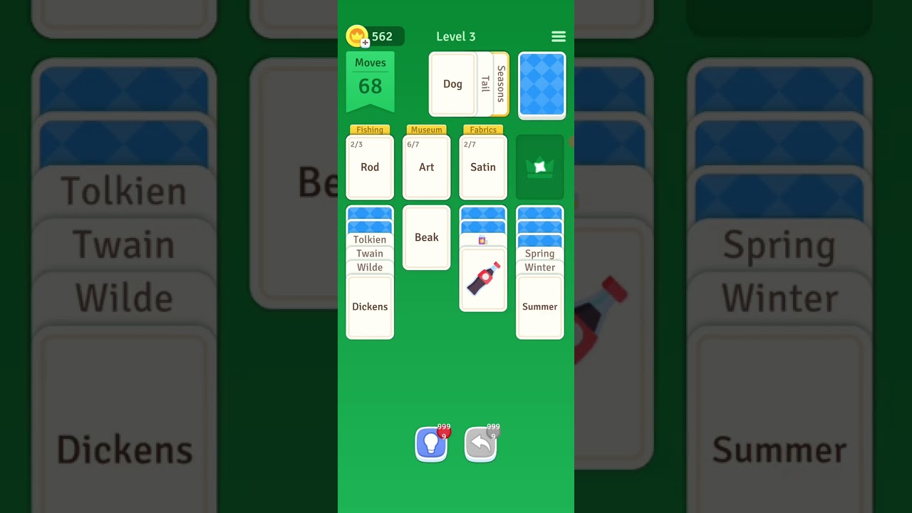 Solitaire Associations Journey Level 3 Walkthrough Solution Gameplay Gamerstein 