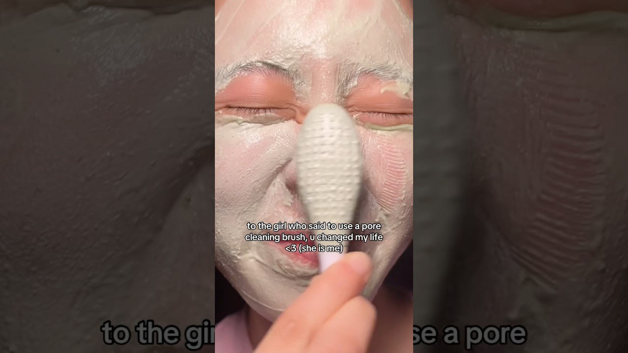 Okay but try adding a pore brush in your routine!!!👃