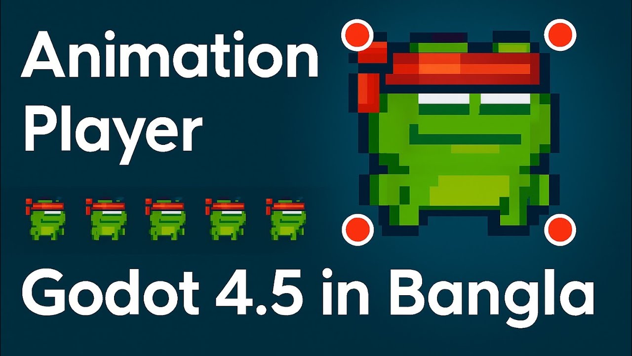 Animation Player | Godot Bangla Tutorial | p 5.2 | #godot #tutorial # ...