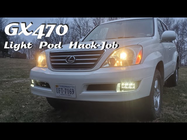 GX 470 Light Pod mounting / Fog Light replacement - YouTube