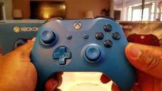 XBOX ONE BLUE CONTROLLER UNBOXING