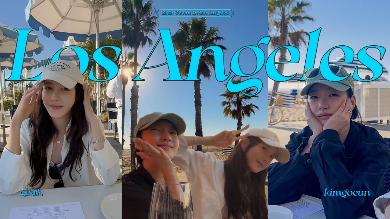 (SUB)[VLOG] LA 맛집 주문 이거 보고 하면 됨. 지아 고은 IN Los Angeles 🇺🇸 (with 로제🌹) EP2 l 유니버셜 스튜디오, 산타모니카
