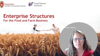 Business Structures for the Food or Farm Business