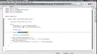 Tutorial 42 - Reading files with File Reader screenshot 1