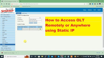 How to Access OLT Remotely or Anywhere using Static IP
