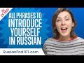 ALL Phrases to Introduce Yourself like a Native Russian Speaker