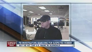 Bank robbery suspect sought in Denver
