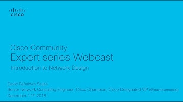 Webcast- Introduction to Network Design