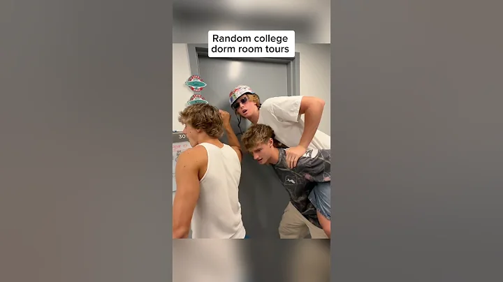 Random college girls dorm room tours #fyp #viral #funny