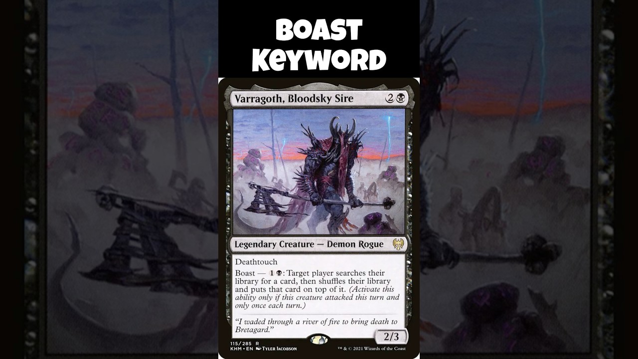 boast cards mtg How to activate abilities in Magic: The Gathering boast // Commander (Arni Brokenbrow)