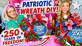 Beginner-Friendly Patriotic Wreath That Looks Professionally Made