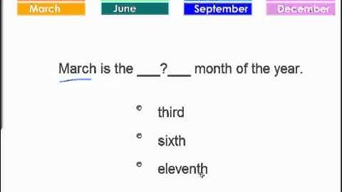 MathABC.com: Time: It is the ...th month of the year?