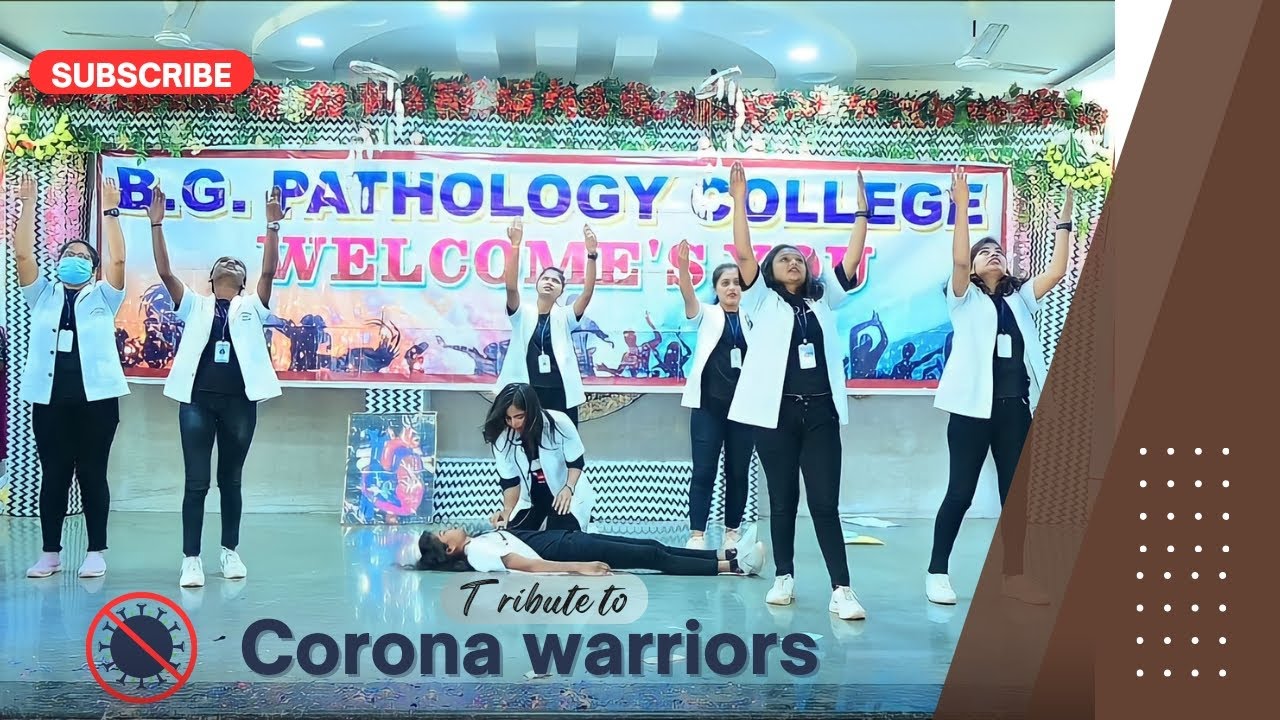 Tribute to corona Warrior | BG College Of Group medico Dance ...