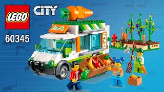 LEGO® City | Farmers Market Van (60345)[310 pcs] Building Instructions | Top Brick Builder