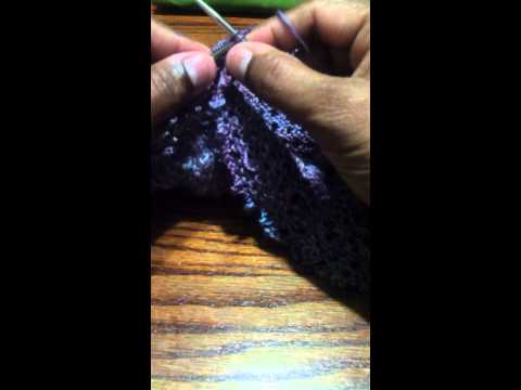 Picot bind off for knitting