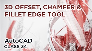 AutoCAD 3D OFFSET, CHAMFER & FILLET EDGE TOOL  | AutoCAD Tutorial