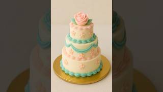 3 TIERS OF TINY CUTENESS #miniature #cake