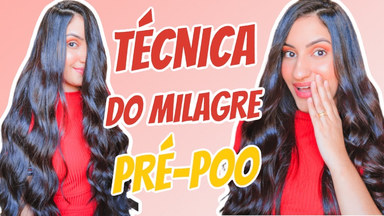 O SEGREDO DO MEU CABELO - TÉCNICA DO MILAGRE PRÉ-POO | Nicole Vieira