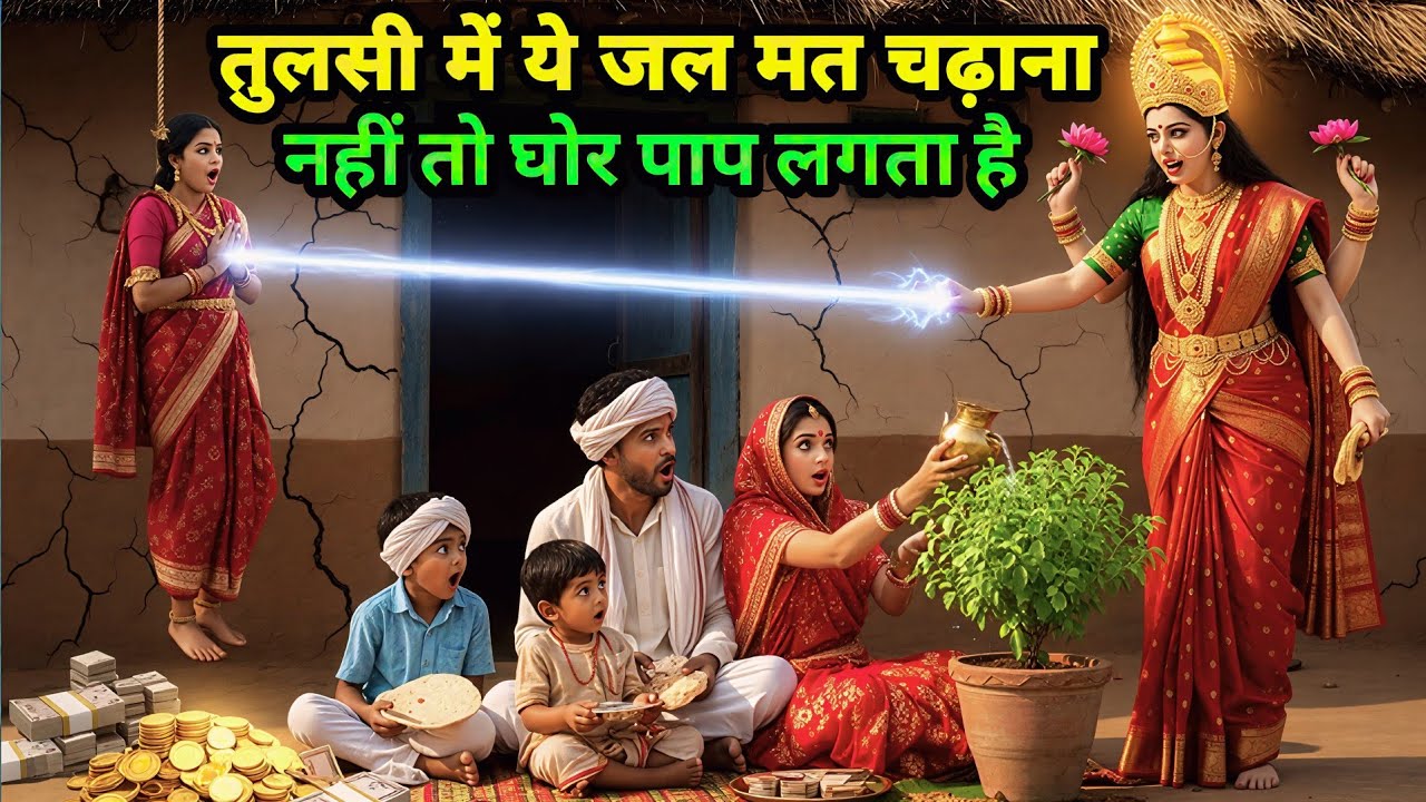 “तुलसी में कौन सा जल नहीं चढ़ाना चाहिए? जान लो नहीं तो माता लक्ष्मी क्रोधित होकर श्राप देती हैं